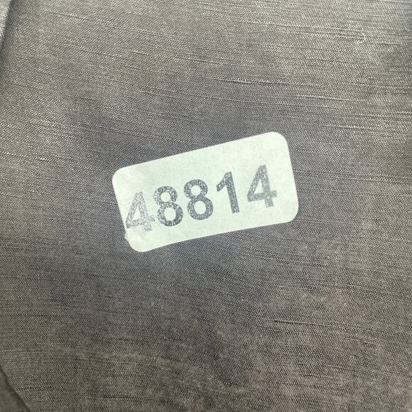 EILEEN FISHER Skirt M Linen Silk A-line Knee Length Slit Side Zip Brown - Picture 14 of 14